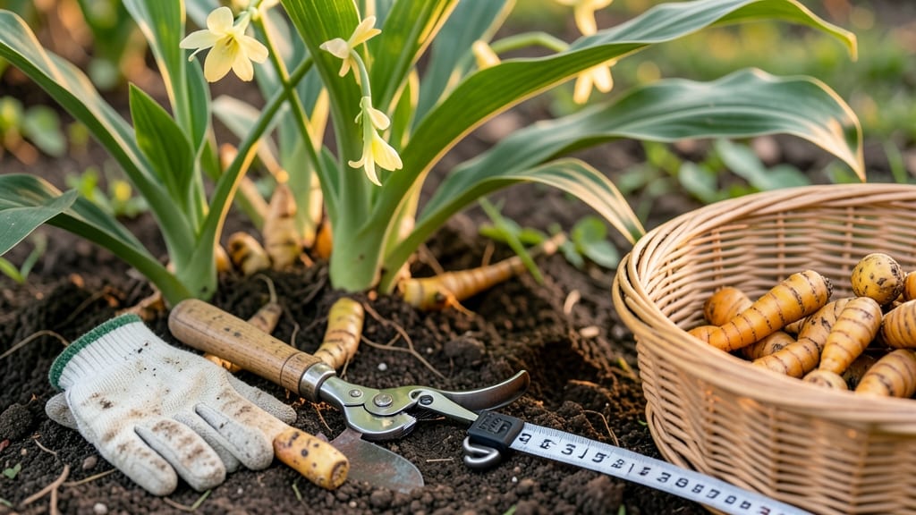 When to Harvest Tumeric: Root Color Shift & Soil Hardness Test