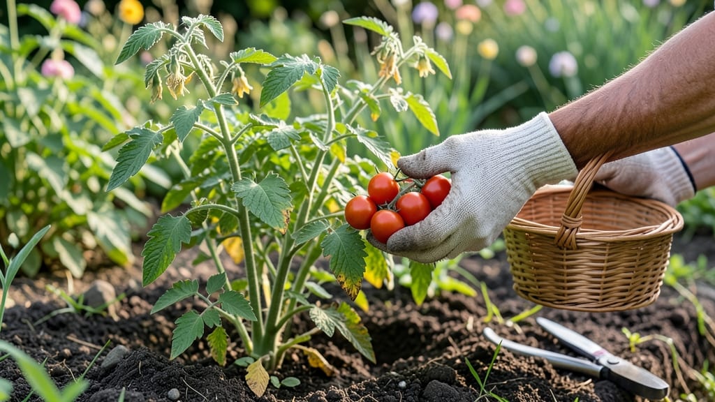 Cherry Tomato Harvest Time: When Stems Snap & Colors Shift to Red