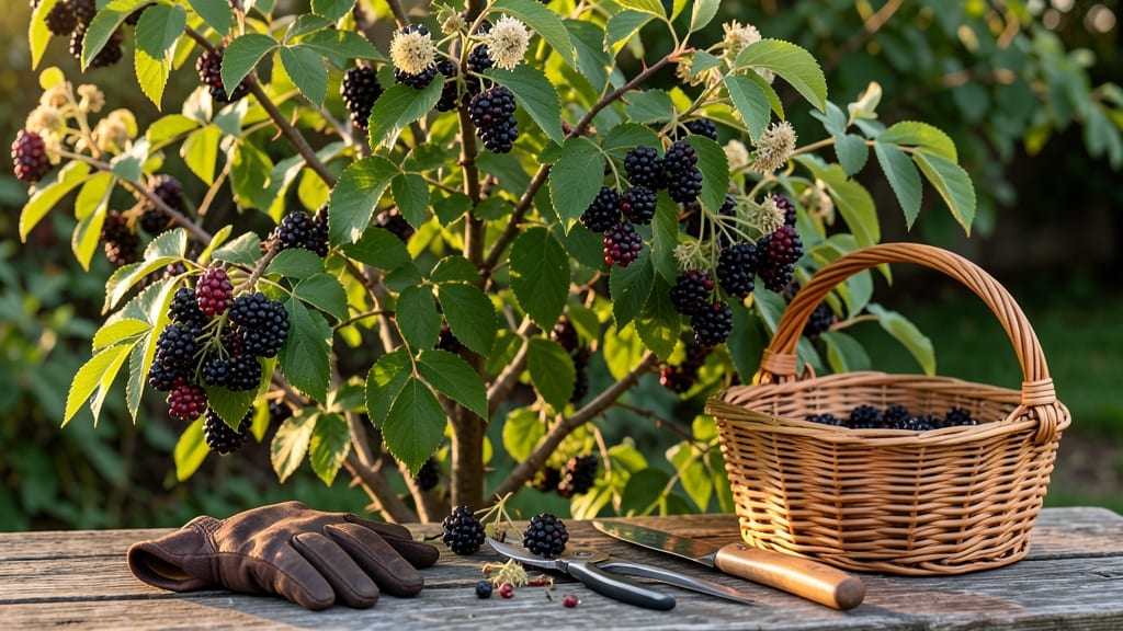 When to Harvest Elderberries: Berry Color Shift & Seed Softness Test