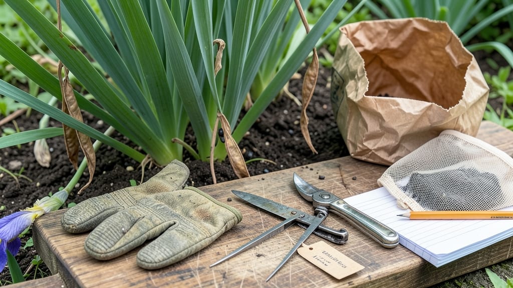 How to Harvest Iris Seeds: When Pods Turn Brown and Crack Open Naturally