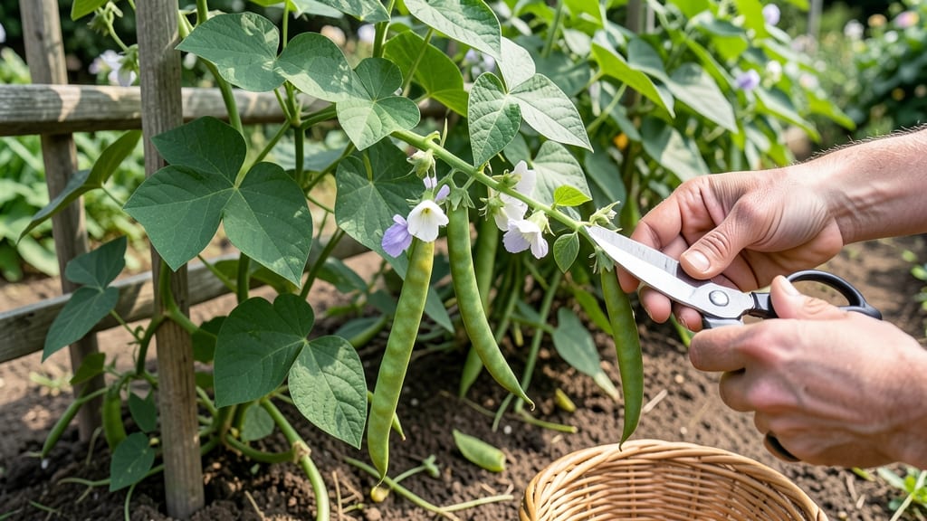 How to Harvest Pole Beans: 3 Touch Tests for Perfect Sweetness