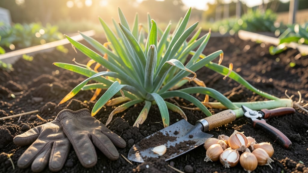 When to Harvest Garlic in NC: Leaf-Dying Tricks for Perfect Clove Size