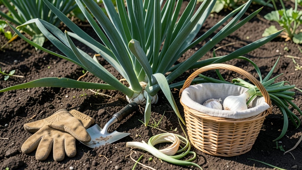 When Is It Time to Harvest Garlic: Stem Dries Brown & Bulbs Feel Firm