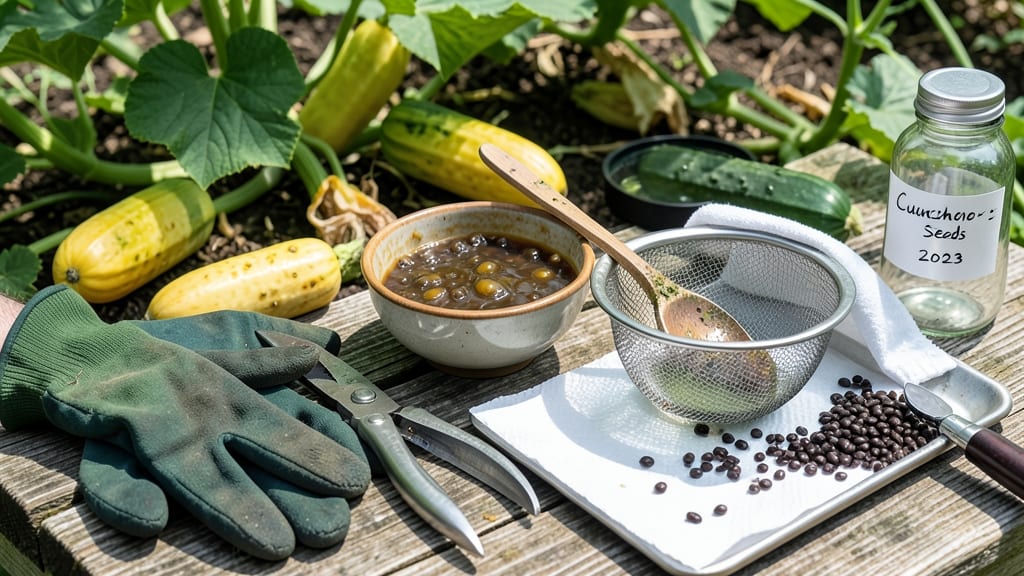 How to Harvest Cucumber Seeds: Save Rare Varieties With This Drying Trick