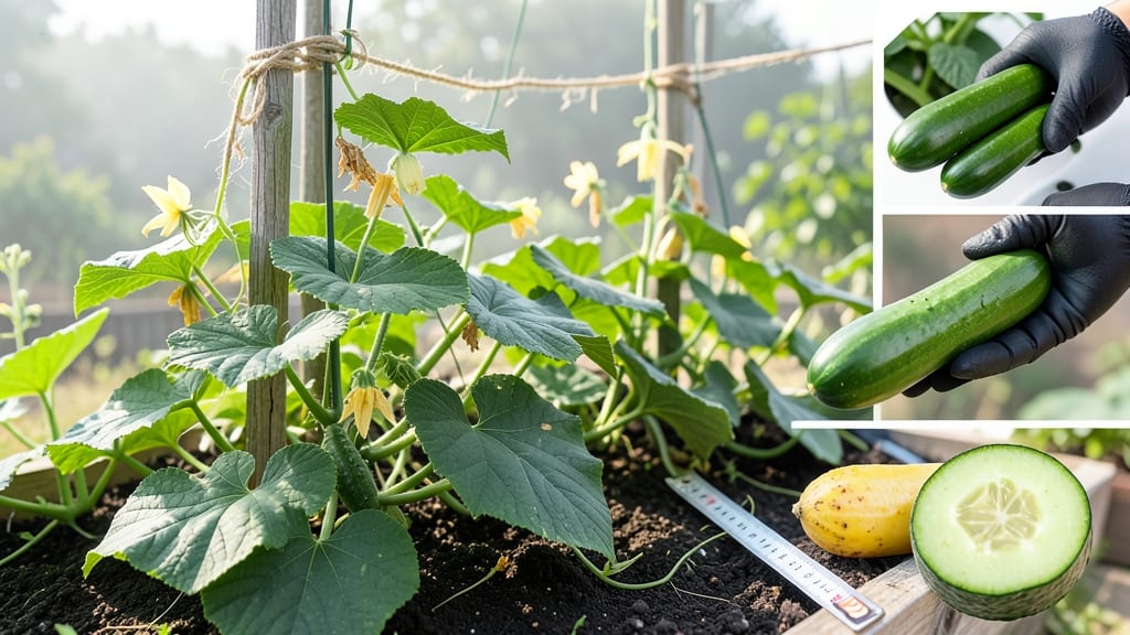 How to Know When to Harvest Cucumbers: 3 Tactile Tricks for Crisp, Seed-Free Picks