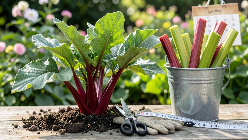 How and When to Harvest Rhubarb: Stem Color & Size Guide for Peak Flavor