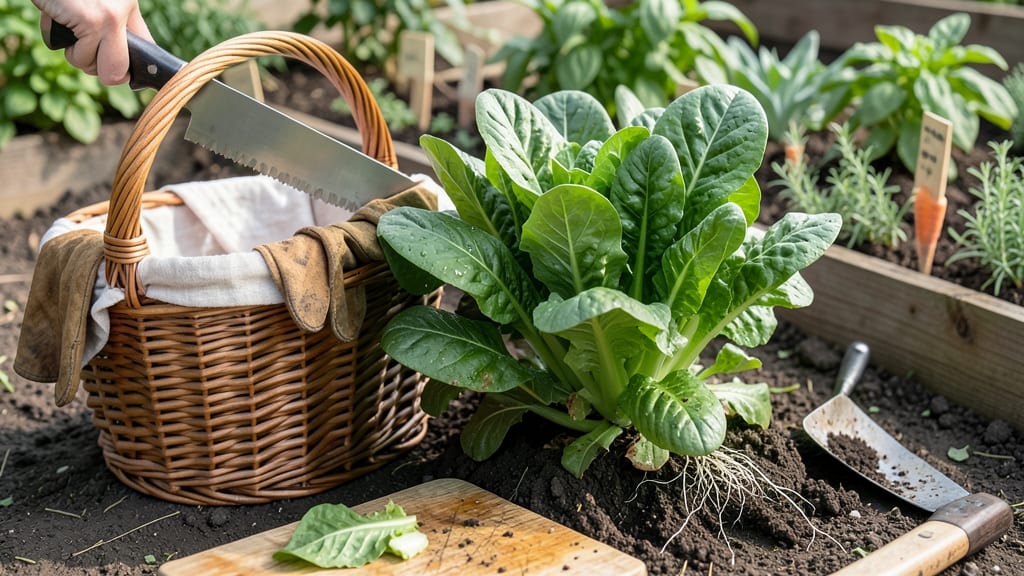 How to Harvest Lettuce: Stem Snap Test for Crisp, Bitter-Free Leaves