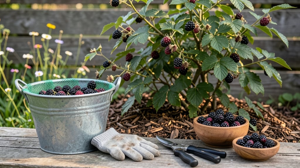 Blackberry Harvest Time: 3 Visual Cues to Pick at Peak Ripeness