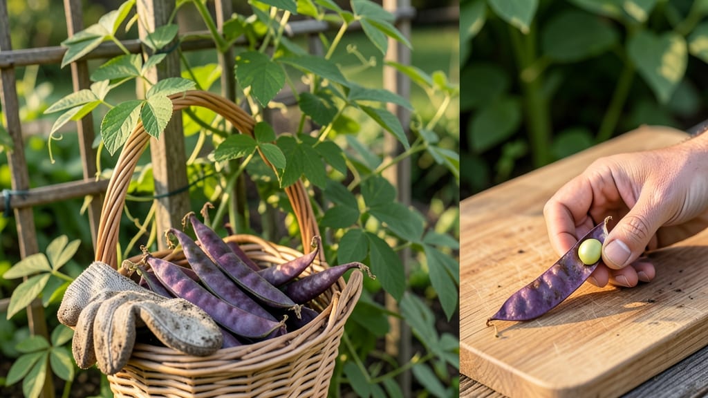 When to Harvest Purple Hull Peas: Seed Softness & Pod Plumpness Tricks