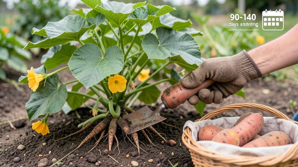 How Many Days to Harvest Sweet Potatoes: Soil Temperature Triggers for Perfect Digging