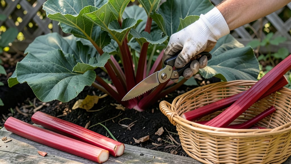 Best Way to Harvest Rhubarb: When Stems Reach 10 Inches for Peak Sweetness