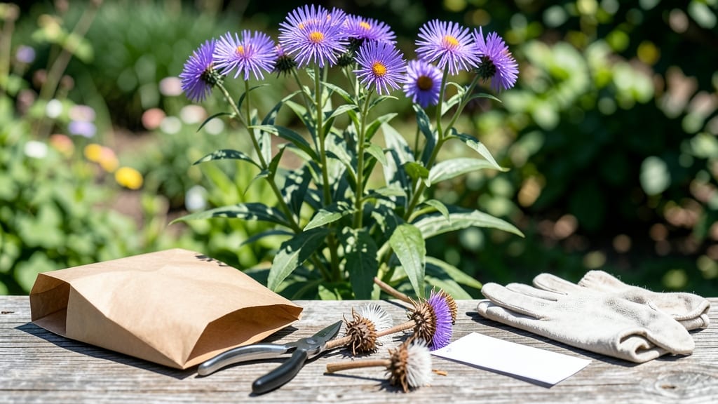 How to Harvest Aster Seeds: When Brown Heads Pop Open & Save Them Right