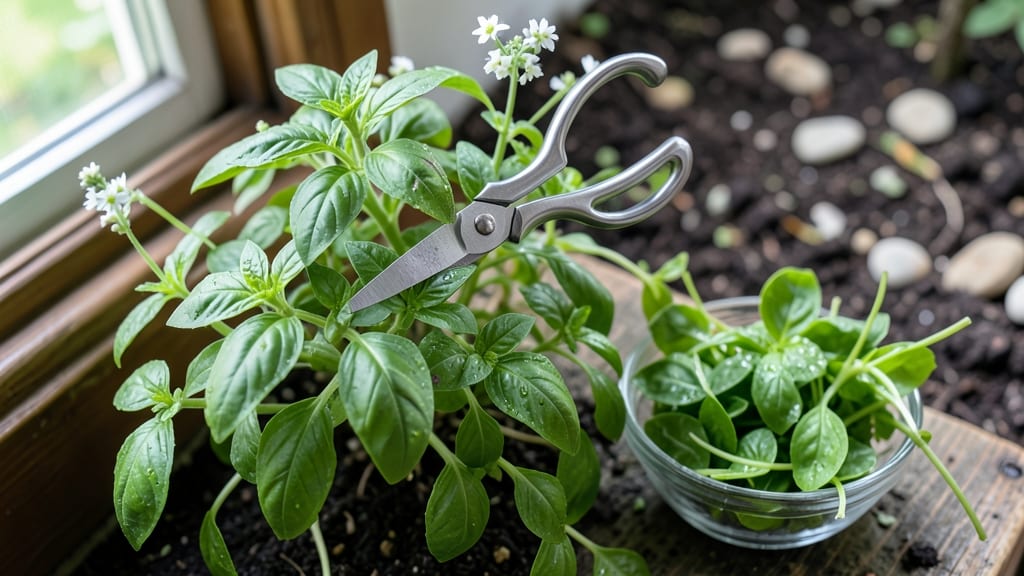 How to Harvest Basil: When Leaves Reach 3-4 Inches for Peak Flavor