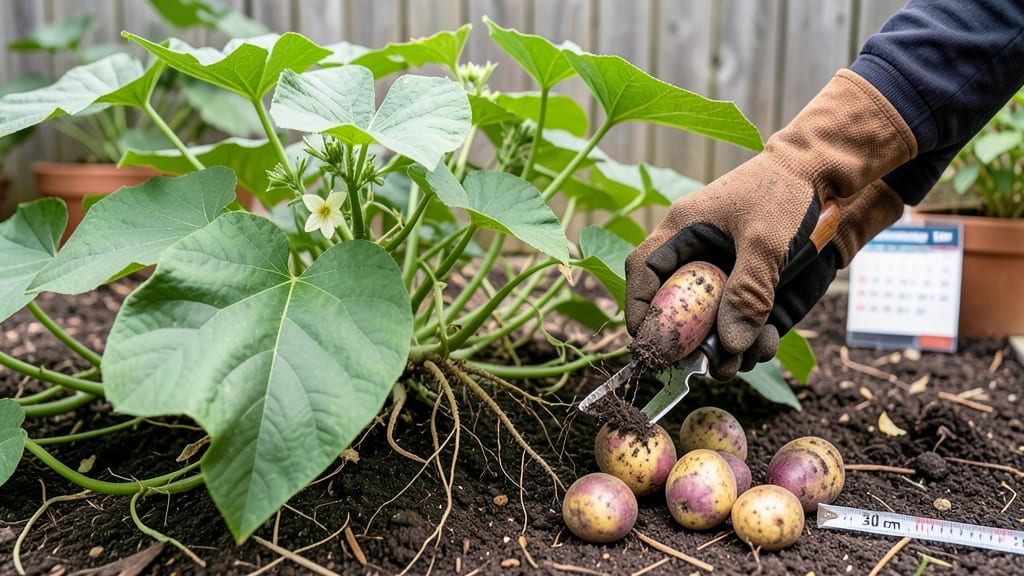 When to Harvest Yams: Soil Resistance Test for Peak Sweetness