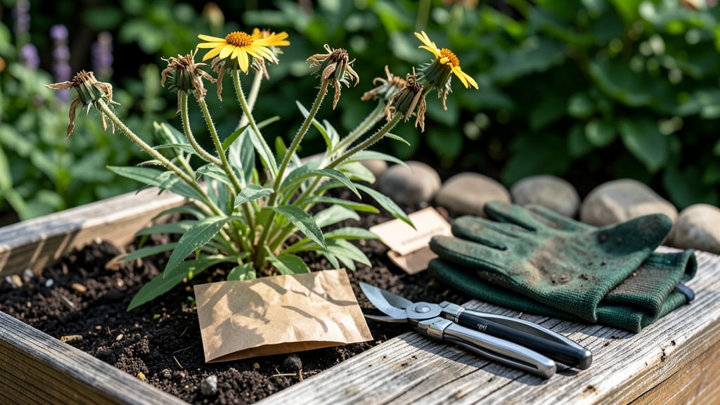 How to Harvest Coreopsis Seeds: When Seed Heads Turn Brown and Pop Open