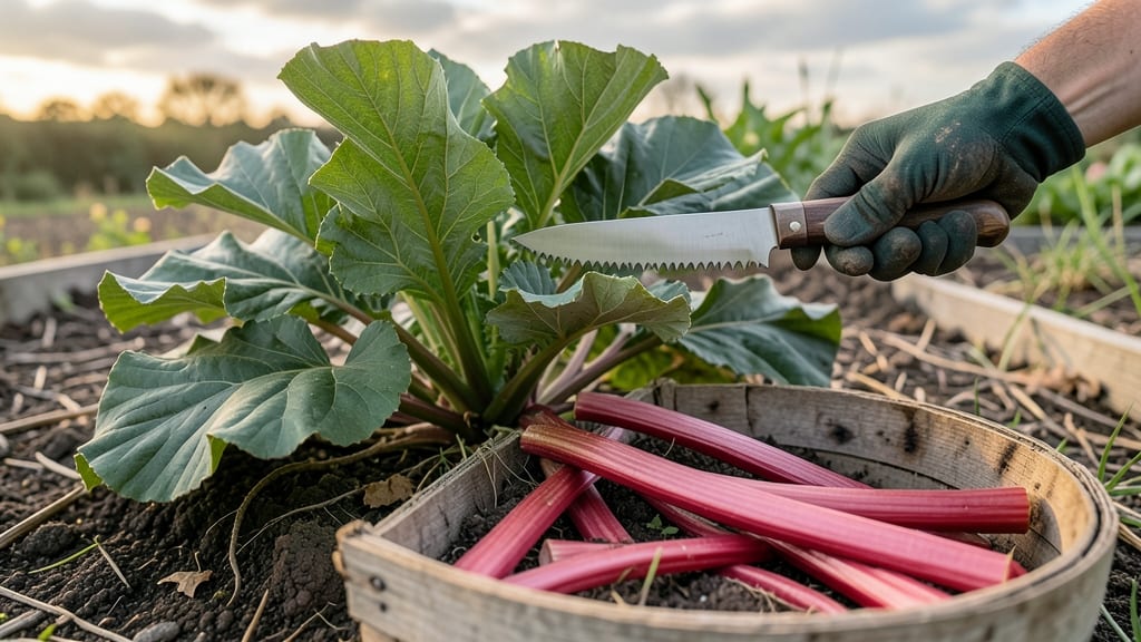 How to Harvest Rhubarb Stalks: Ideal Timing for Sweetest Flavor and Plant Longevity