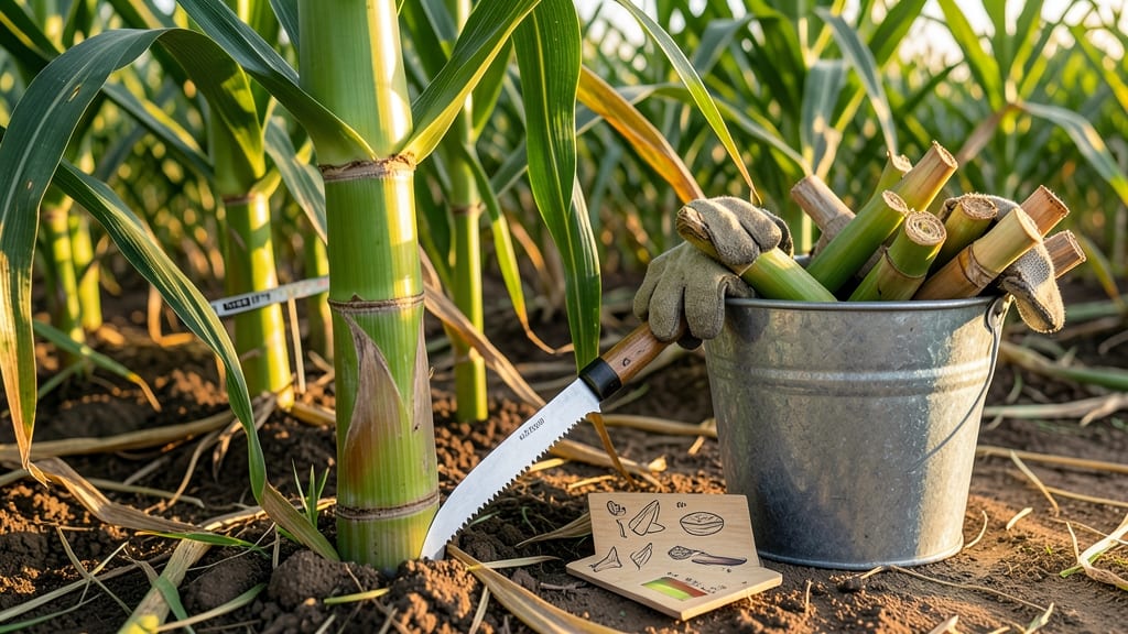 When to Harvest Sugar Cane: 3 Visual Cues for Peak Sweetness Before Frost