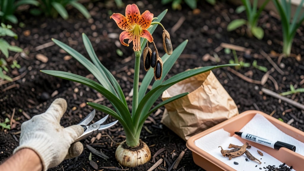 How to Harvest Tiger Lily Seeds: When Pods Crack Open Naturally for Viable Germination