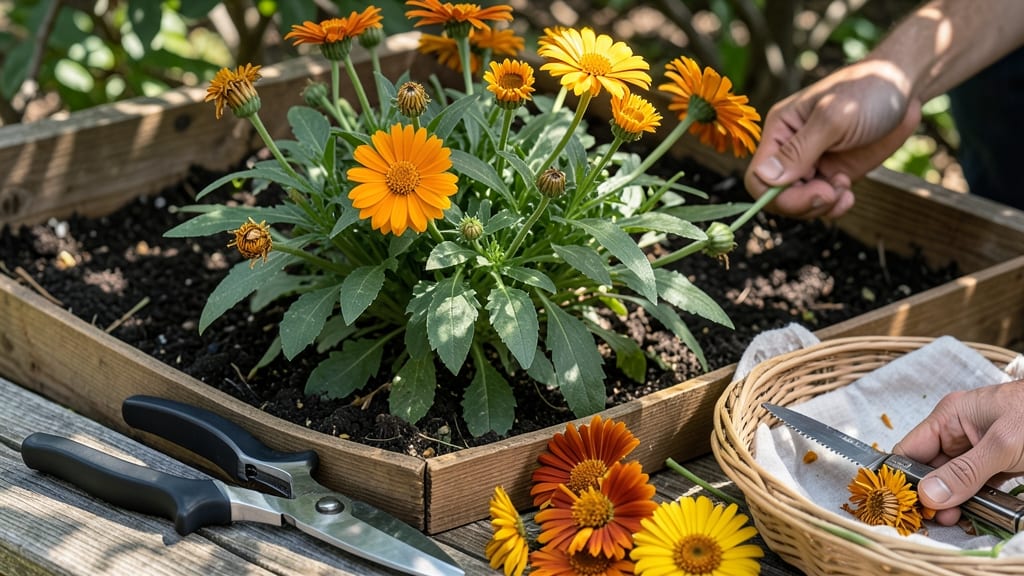 When to Harvest Calendula Flowers: Petal Color Shift & Seed Head Test