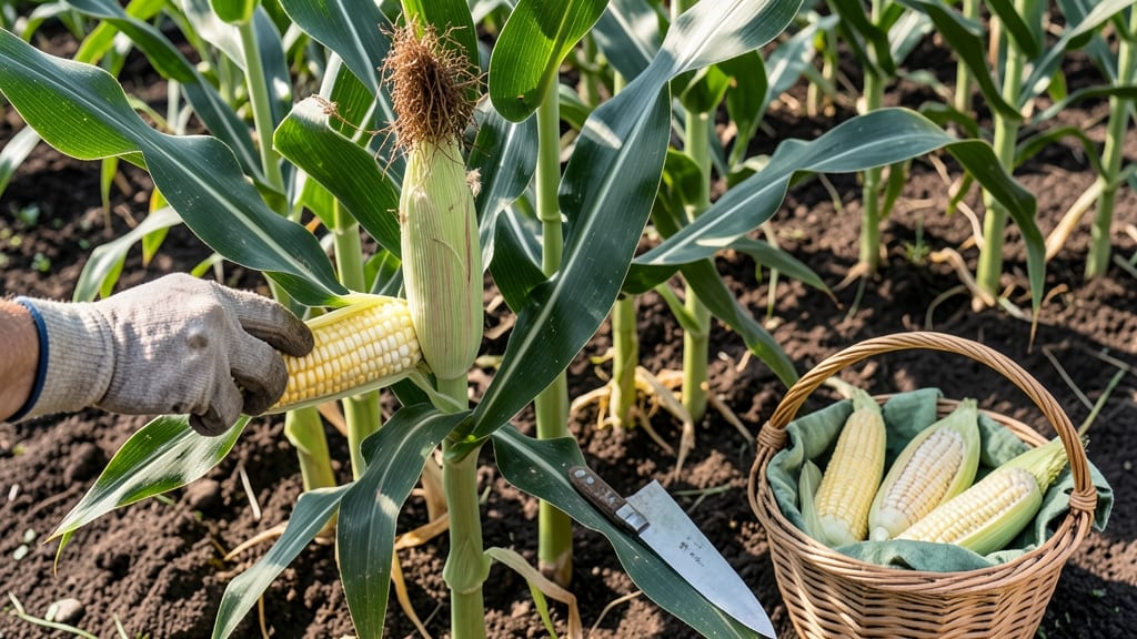 When to Harvest Sweet Corn: 3 Visual Cues for Perfect Sweetness