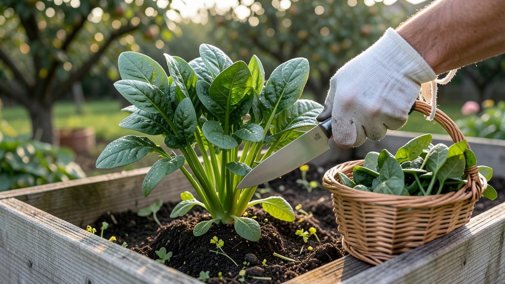 How to Harvest Spinach: Leaf-by-Leaf Cutting for Continuous Fresh Picks