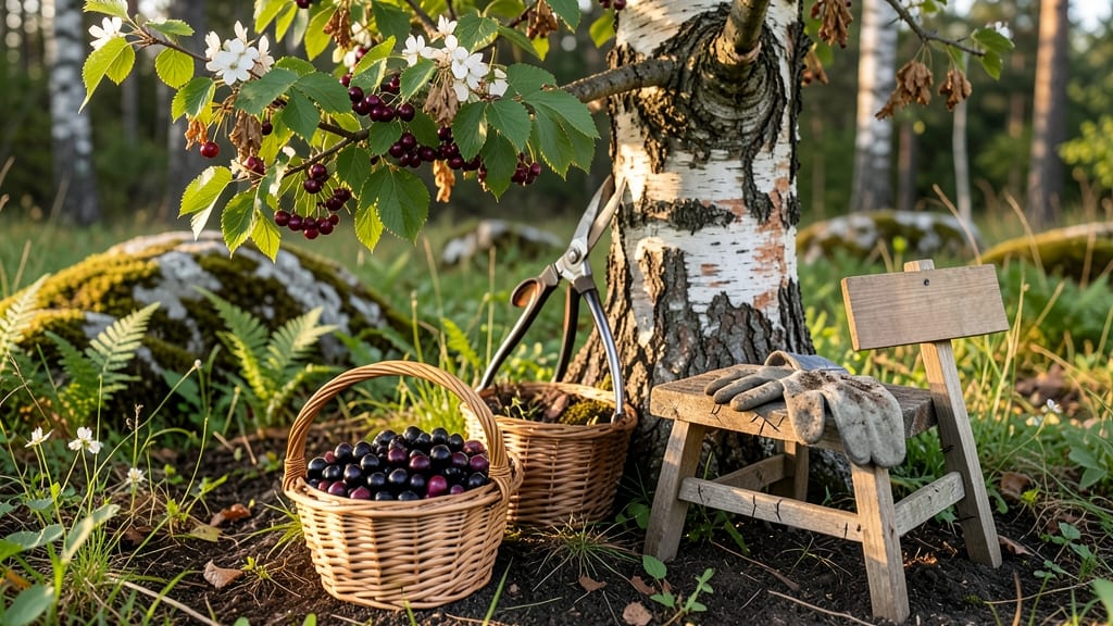 When to Harvest Chokecherries: Color Shift and Seed Softness Test