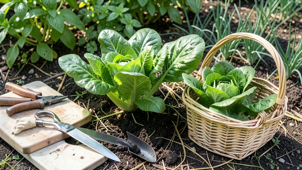 How to Harvest Romaine Lettuce From Garden: When to Cut for Regrowth and Peak Crunch