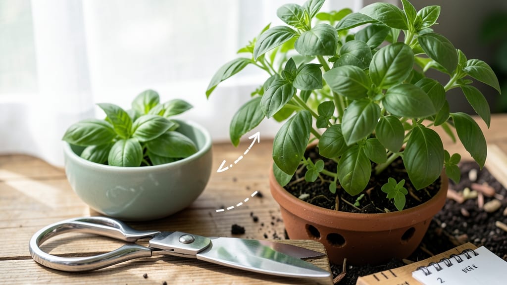 How Often to Harvest Basil: Exact Leaf Stages for Flavor and Regrowth