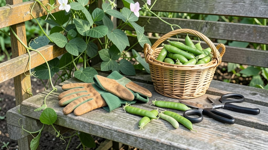 How to Harvest Green Peas: Pod Size & Color Check for Peak Flavor