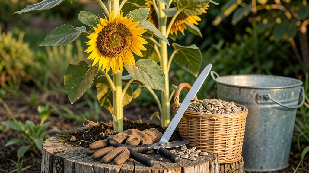 When to Harvest Sunflower Heads: Watch for These 3 Seed Color Shifts