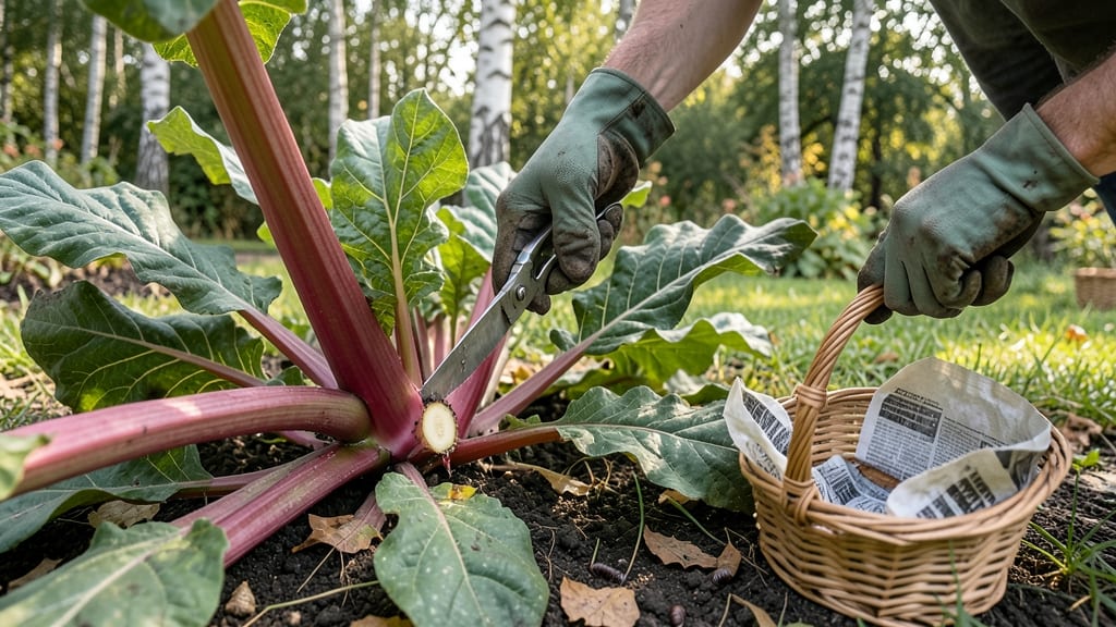 Can I Harvest Rhubarb in October: Frost-Resistant Varieties and Late-Season Care Tips
