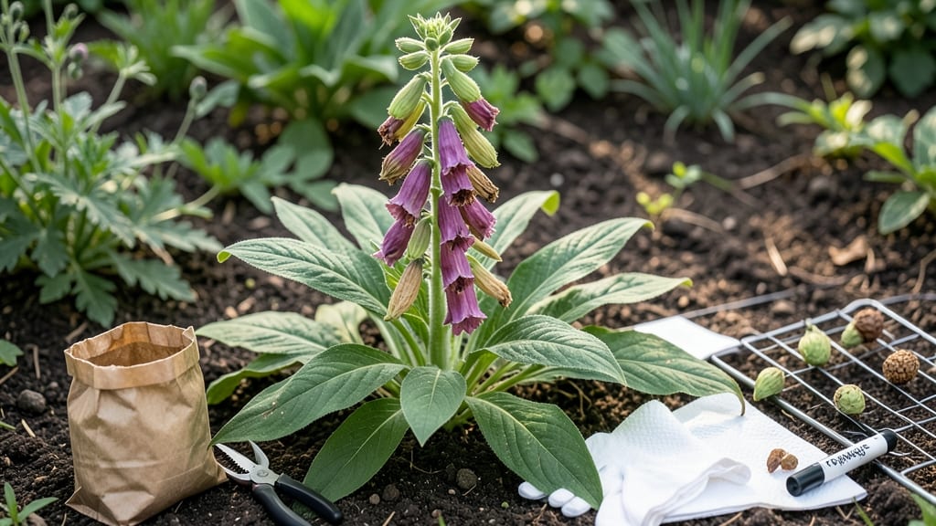 How to Harvest Foxglove Seeds: When Pods Crack Open for Viable Collection
