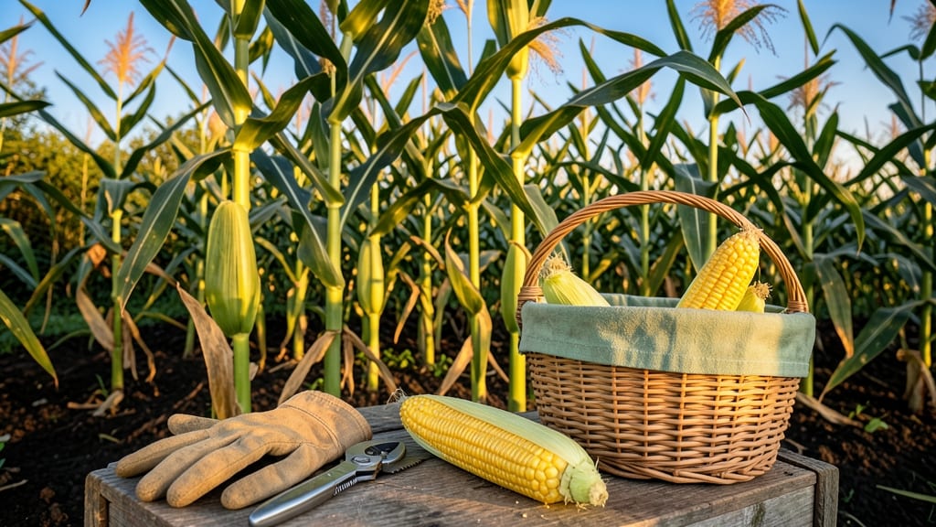 Sweet Corn Harvest Time: Silk Color & Kernel Milk Test for Peak Flavor