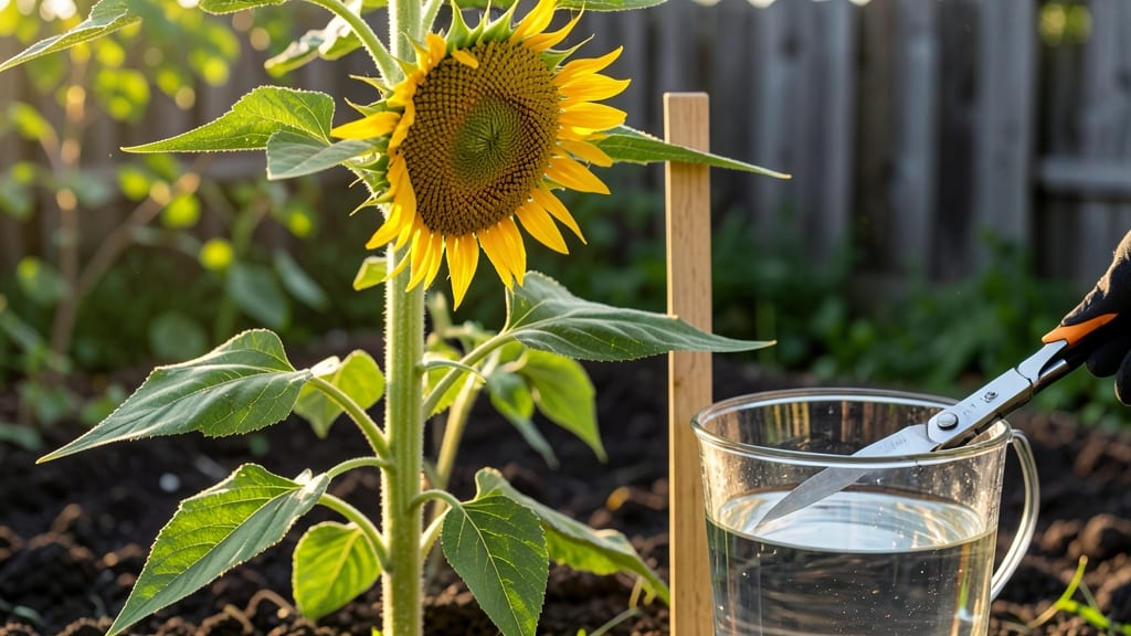 When to Harvest Sunflowers for Cut Flowers: Stem Snap Test & Perfect Timing Guide